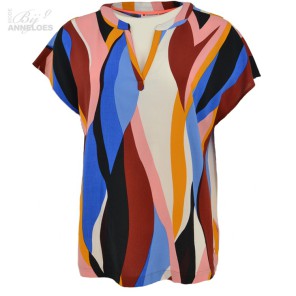 Blouse print vhals - Multicolor
